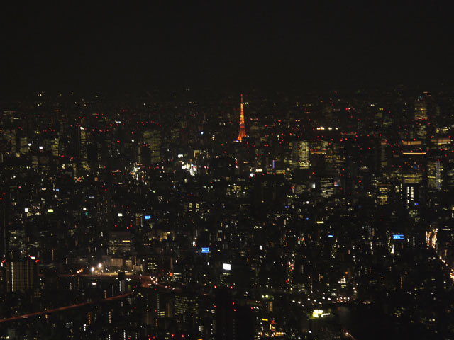 スカイツリーからの夜景 スカイツリーからの夜景