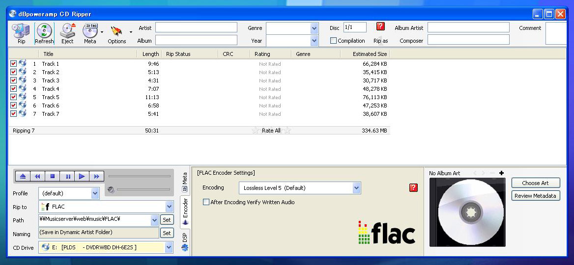 03 dBpoweramp CD Ripper