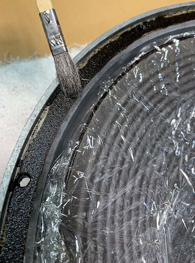 JBL 4343 ウーファー 2231A エッジ交換 フレーム