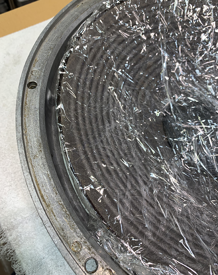 JBL 4343 ウーファー 2231A エッジ交換 フレーム