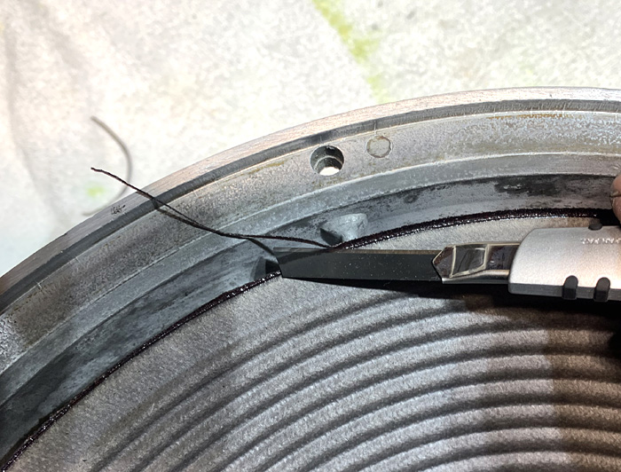 JBL 2231Aエッジ交換