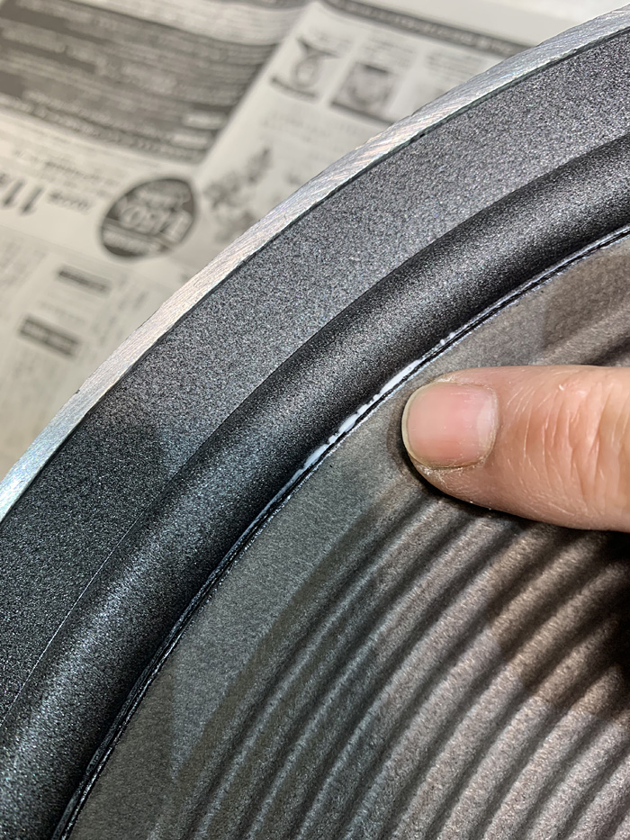 JBL 2231Aエッジ交換