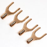 アース線用 非メッキ Y端子 ポスト径 5mm 4個set 1.25Y-5