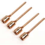 OFC 4N 99.99%Cu 高純度無酸素銅 非メッキ 棒形端子 (TC型端子) TC5.5-21