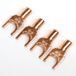 McIntosh 用 OFC 4N 99.99%Cu 高純度無酸素銅 非メッキ Yラグ端子 4個set 1.25Y-3.5